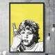 Quadro Decorativo Mick Jagger Rolling Stones