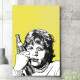 Quadro Decorativo Mick Jagger Rolling Stones