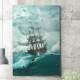 Quadro Decorativo Barco Navio Pirata Alto Mar