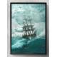 Quadro Decorativo Barco Navio Pirata Alto Mar