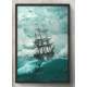 Quadro Decorativo Barco Navio Pirata Alto Mar