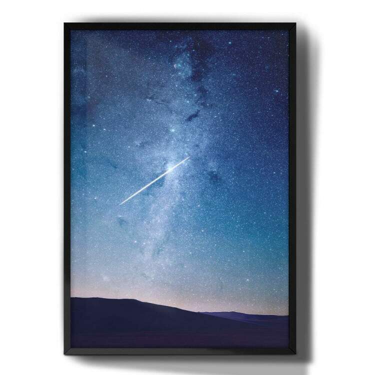 Quadro Decorativo Cu Estrelado Cometa