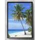 Quadro Decorativo Paisagem Praia e Coqueiros
