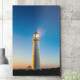 Quadro Decorativo Farol Mar e C�u Estrelado