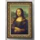Quadro Decorativo Mona Lisa Moldura Medieval
