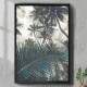 Quadro Decorativo Vista de Baixo Coqueiros