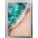 Quadro Decorativo Paisagem Praia e Ondas do Mar