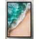 Quadro Decorativo Paisagem Praia e Ondas do Mar