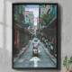 Quadro Decorativo Rua do Jap�o Motos