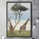 Quadro Decorativo Girafas �frica