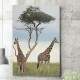 Quadro Decorativo Girafas �frica