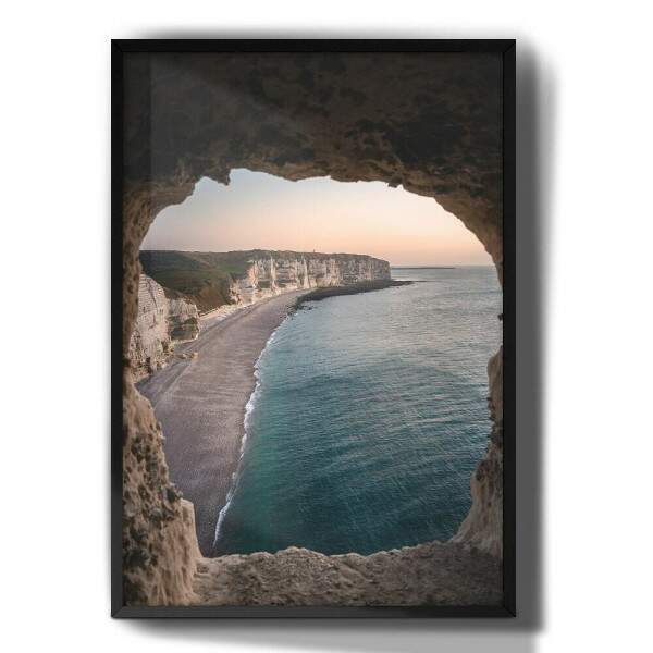 Quadro Decorativo Buraco Vista para a Praia