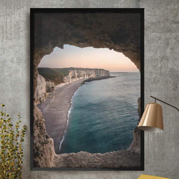 Quadro Decorativo Buraco Vista para a Praia