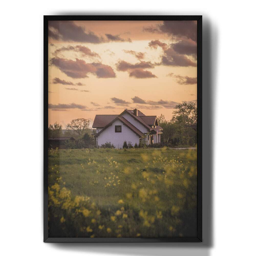 Quadro Decorativo Casa no Campo