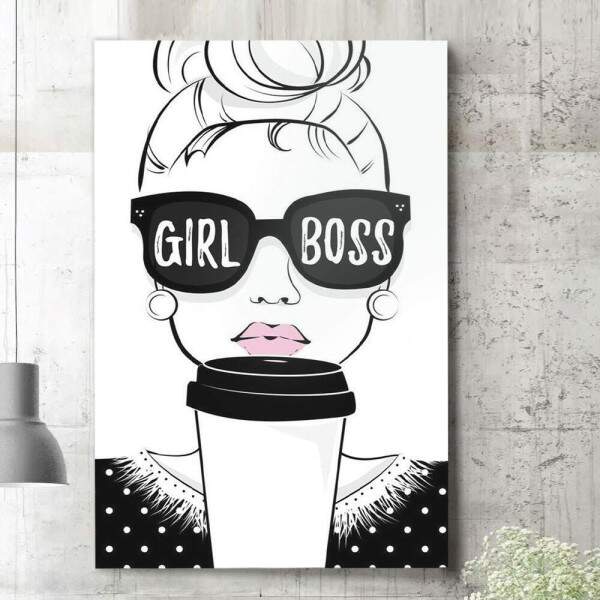 Quadro Decorativo Girl Boss