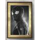 Quadro Decorativo Homem Aranha Preto e Dourado