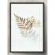 Quadro Decorativo Folhas Minimalistas Marrom