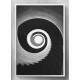 Quadro Decorativo Abstrato Escadas Preto E Branco