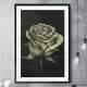 Quadro Decorativo Flor Dourada