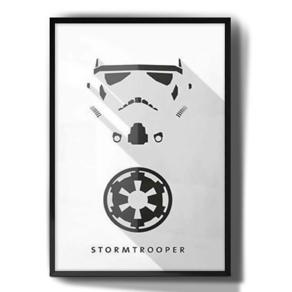Quadro Decorativo Storm Trooper Star Wars