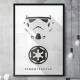 Quadro Decorativo Storm Trooper Star Wars