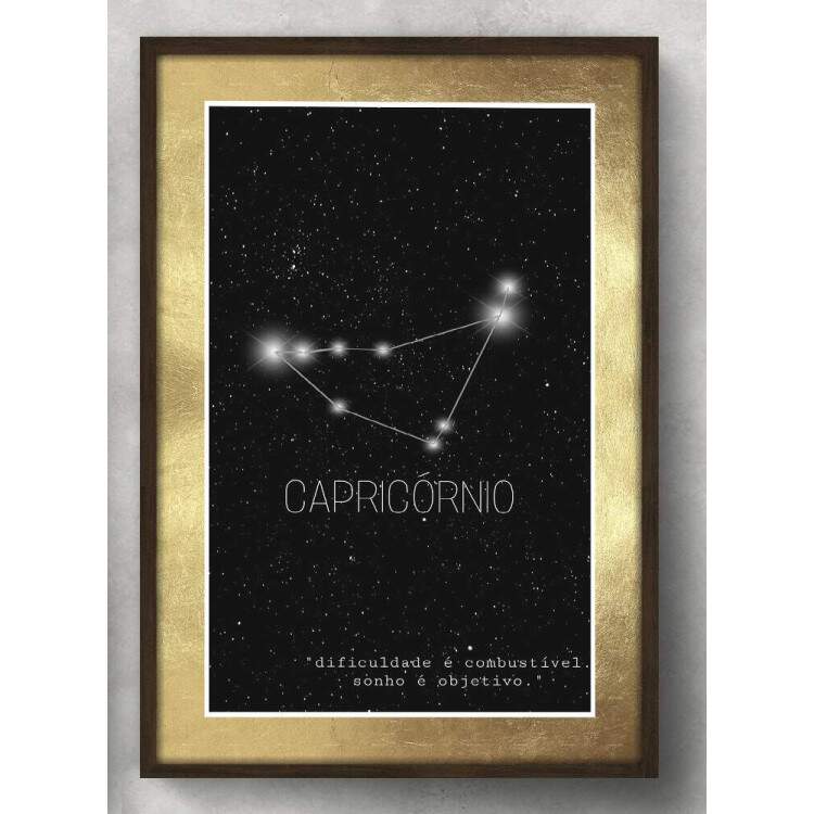 Quadro Decorativo Signo Constelao Capricrnio