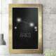 Quadro Decorativo Signo Constela��o �ries