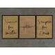 Kit 3 Quadros Decorativos Sempre foi Deus Gratid�o