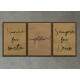 Kit 3 Quadros Decorativos Sempre foi Deus Gratid�o