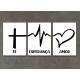 Kit 3 Quadros Decorativos F� Esperan�a e Amor 01