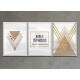 Kit 3 Quadros Decorativos Nada � t�o nosso Quanto os nossos Sonhos 02