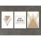 Kit 3 Quadros Decorativos Nada � t�o nosso Quanto os nossos Sonhos 02
