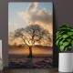 Placa Decorativa �rvore Por do Sol