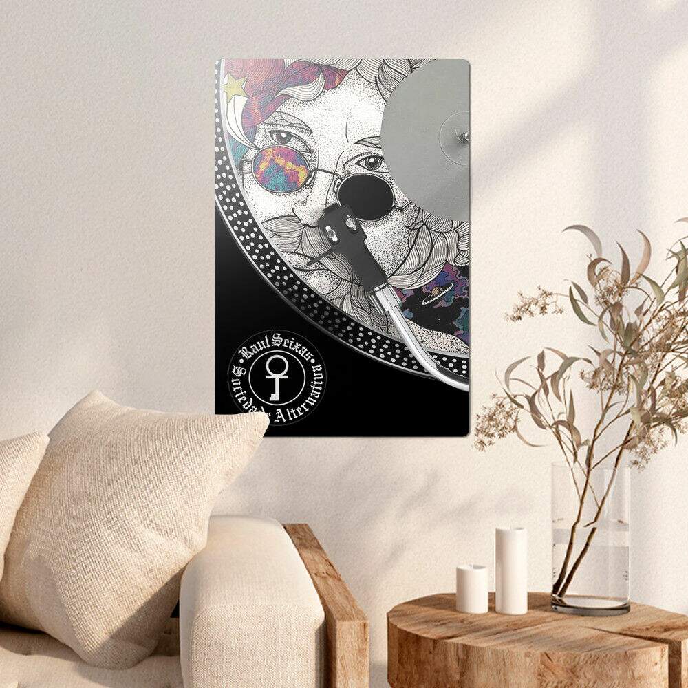 Placa Decorativa Disco de Vinil Raul Seixas