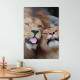 Placa Decorativa Le�o e Leoa Mostrando L�ngua