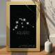 Placa Decorativa Signo Constela��o Aqu�rio