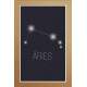 Placa Decorativa Signo Constela��o �ries