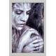 Placa Decorativa Abstrato Rosto de Mulher Efeito Galho de �rvore