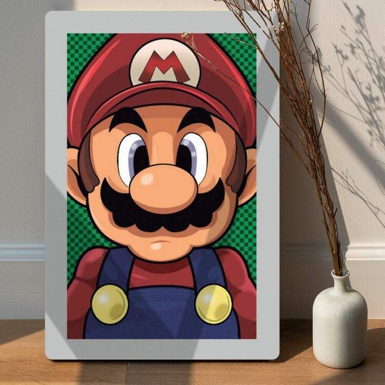 Placa Decorativa Mario Bros Pop Art