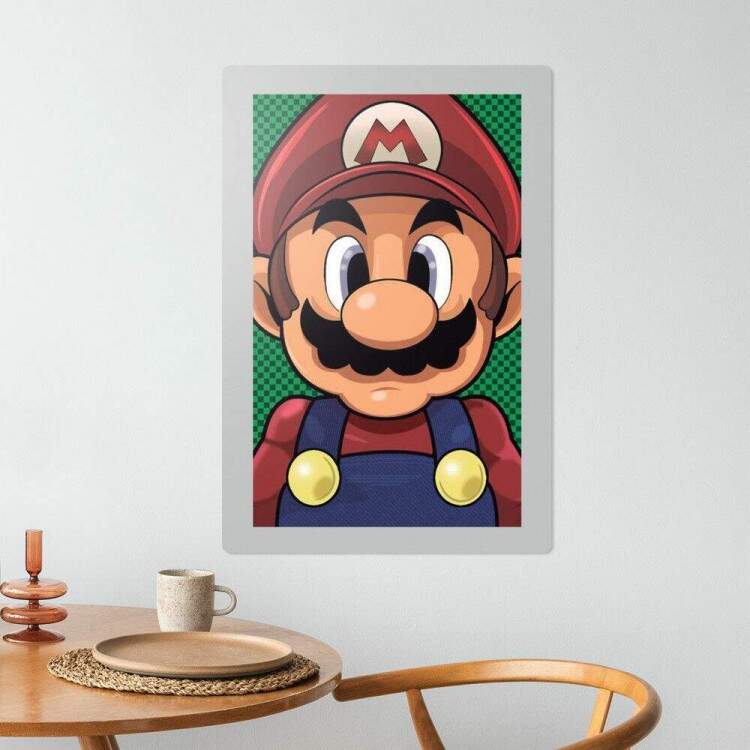 Placa Decorativa Mario Bros Pop Art