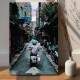 Placa Decorativa Rua do Jap�o Homem de Moto