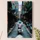 Placa Decorativa Rua do Jap�o Homem de Moto