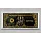 Quadro Decorativo Slim Guns N Roses Dourado
