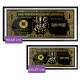 Quadro Decorativo Slim Guns N Roses Dourado