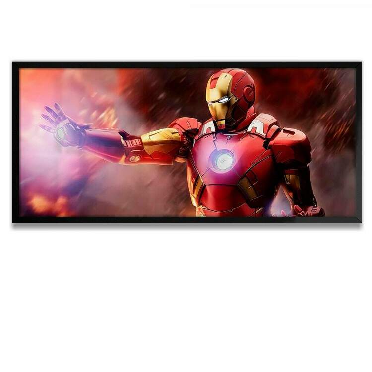 Quadro Decorativo Slim Homem de Ferro em Ao