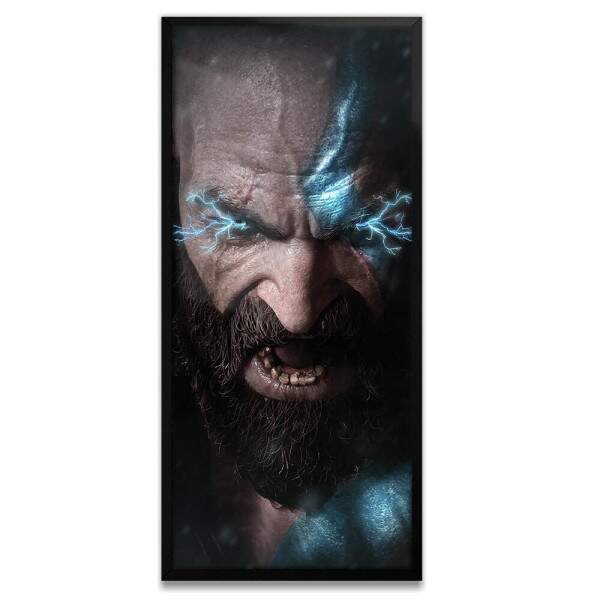 Quadro Decorativo Slim Kratos God of War