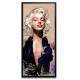 Quadro Decorativo Slim Pintura de Marilyn Monroe