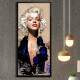 Quadro Decorativo Slim Pintura de Marilyn Monroe