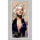 Quadro Decorativo Slim Pintura de Marilyn Monroe