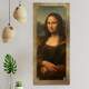 Quadro Decorativo Slim Mona Lisa Moldura Dourada